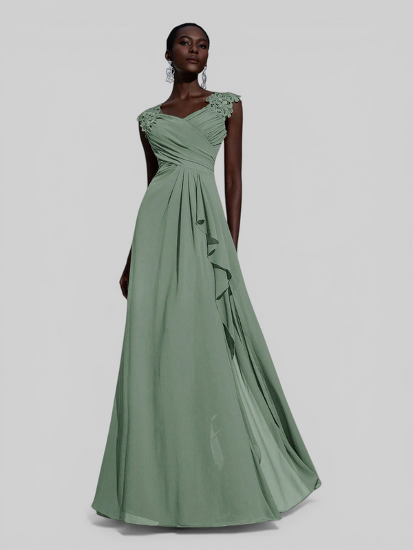 Vestido de Festa Longo Renda Majeste