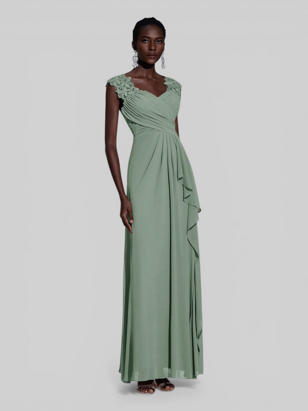 Vestido de Festa Longo Renda Majeste