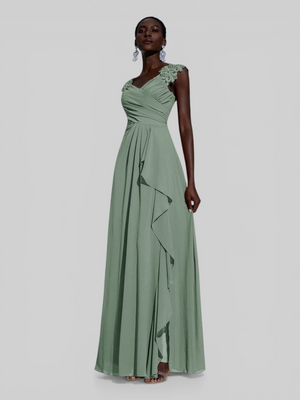 Vestido de Festa Longo Renda Majeste