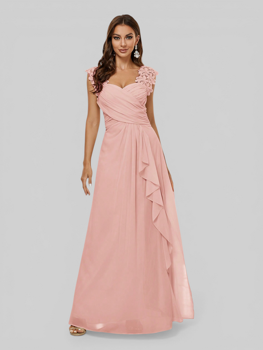 Vestido de Festa Longo Renda Majeste