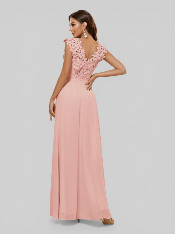 Vestido de Festa Longo Renda Majeste