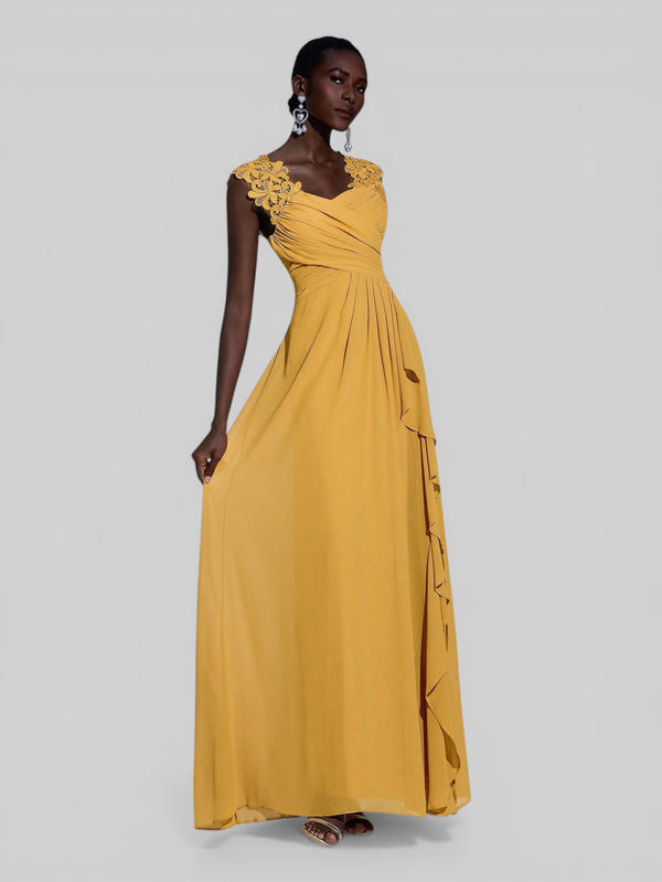 Vestido de Festa Longo Renda Majeste