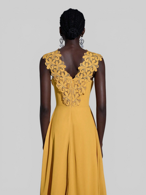 Vestido de Festa Longo Renda Majeste