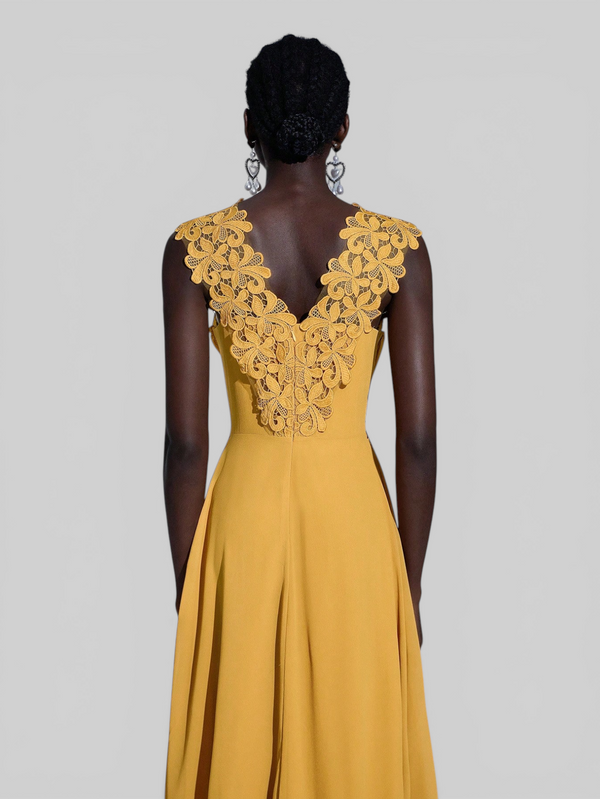 Vestido de Festa Longo Renda Majeste