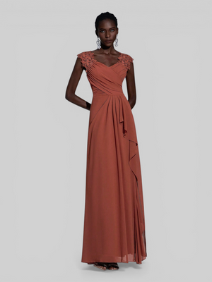 Vestido de Festa Longo Renda Majeste