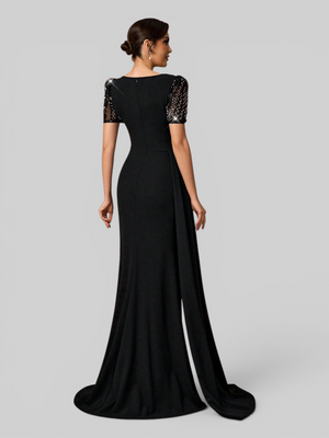 Vestido de Festa Longo Super Luxo Paetê Velvet