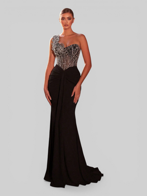 Vestido de Festa Longo Super Luxo Sereia Firenza
