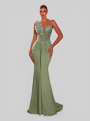 Vestido de Festa Longo Super Luxo Sereia Firenza