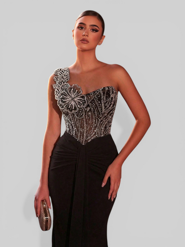 Vestido de Festa Longo Super Luxo Sereia Firenza