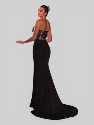 Vestido de Festa Longo Super Luxo Sereia Firenza
