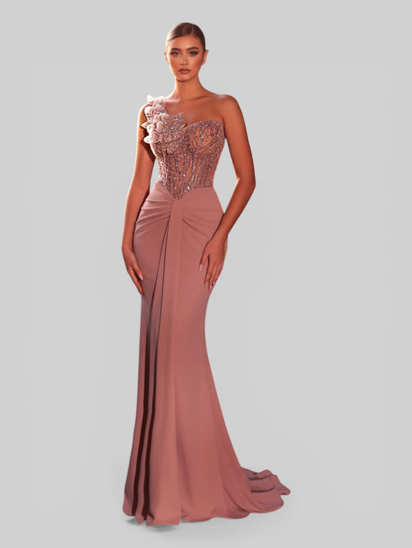 Vestido de Festa Longo Super Luxo Sereia Firenza