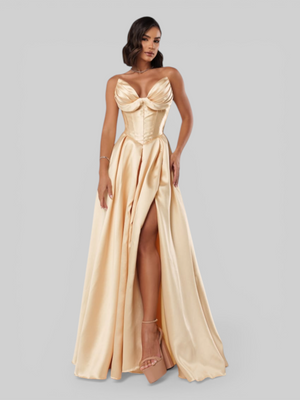 Vestido de Festa Longo Tomara que Caia Scarlet Corset