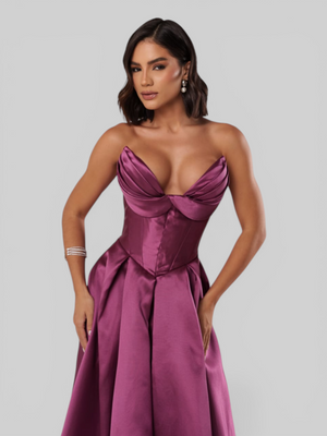 Vestido de Festa Longo Tomara que Caia Scarlet Corset