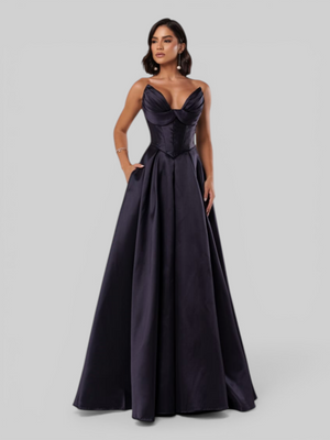 Vestido de Festa Longo Tomara que Caia Scarlet Corset