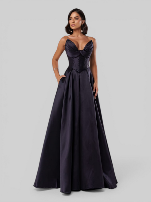 Vestido de Festa Longo Tomara que Caia Scarlet Corset