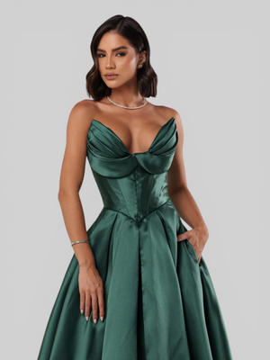 Vestido de Festa Longo Tomara que Caia Scarlet Corset