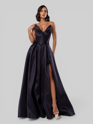 Vestido de Festa Longo Tomara que Caia Scarlet Corset