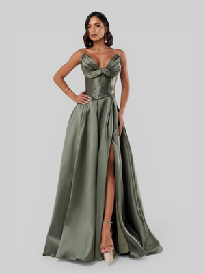 Vestido de Festa Longo Tomara que Caia Scarlet Corset