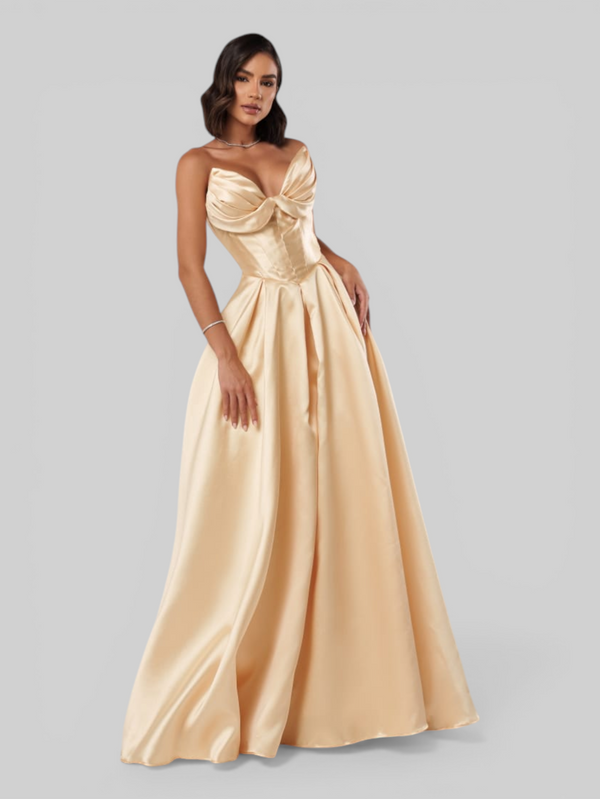 Vestido de Festa Longo Tomara que Caia Scarlet Corset