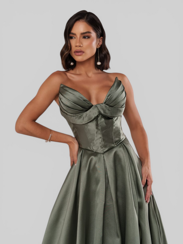 Vestido de Festa Longo Tomara que Caia Scarlet Corset