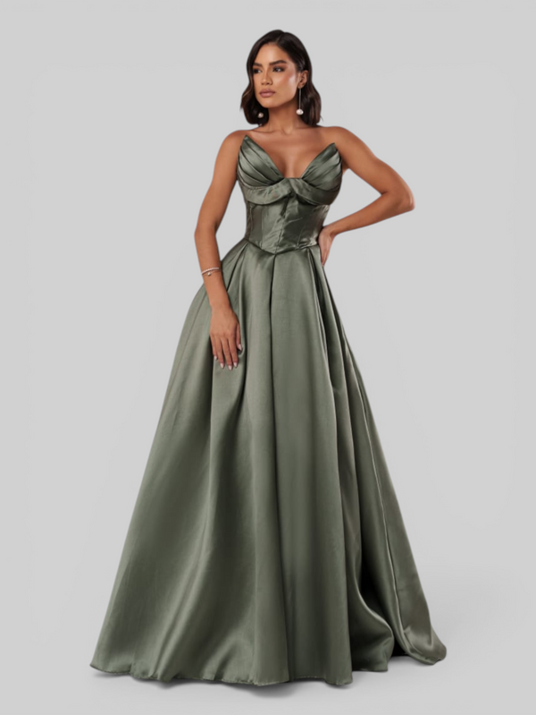 Vestido de Festa Longo Tomara que Caia Scarlet Corset