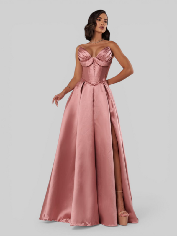 Vestido de Festa Longo Tomara que Caia Scarlet Corset