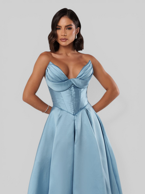 Vestido de Festa Longo Tomara que Caia Scarlet Corset