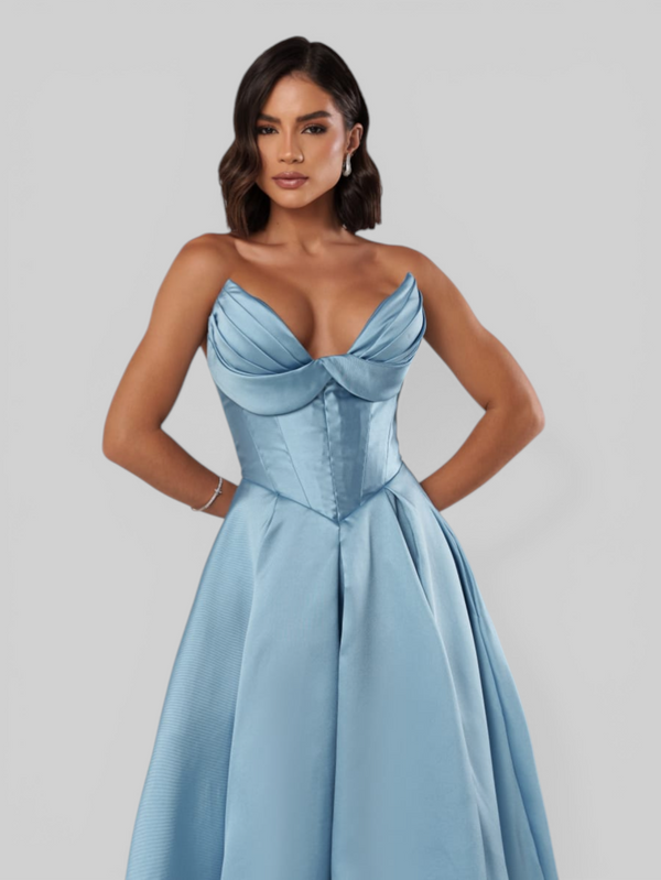 Vestido de Festa Longo Tomara que Caia Scarlet Corset