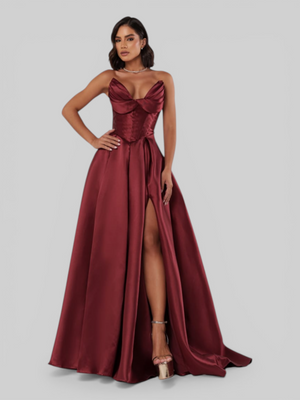 Vestido de Festa Longo Tomara que Caia Scarlet Corset
