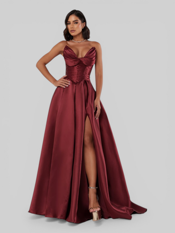 Vestido de Festa Longo Tomara que Caia Scarlet Corset