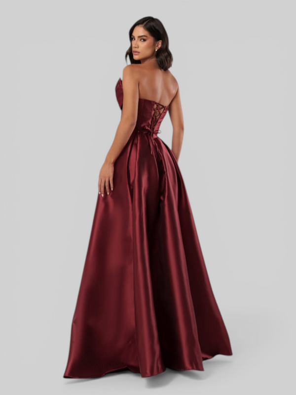Vestido de Festa Longo Tomara que Caia Scarlet Corset