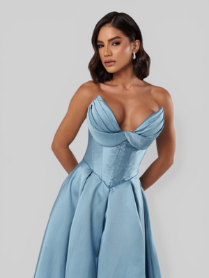 Vestido de Festa Longo Tomara que Caia Scarlet Corset