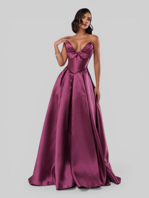 Vestido de Festa Longo Tomara que Caia Scarlet Corset
