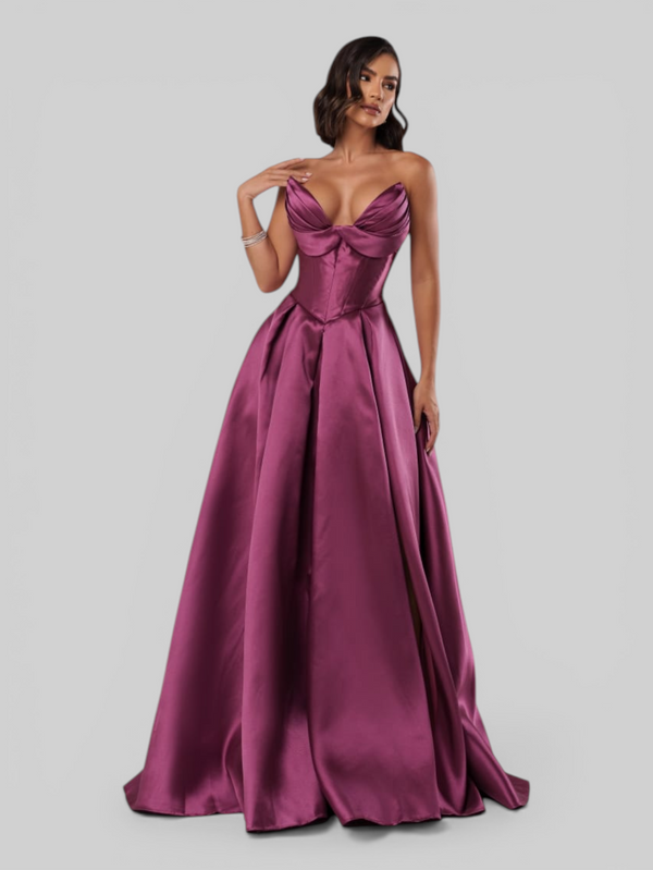 Vestido de Festa Longo Tomara que Caia Scarlet Corset
