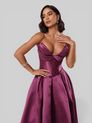 Vestido de Festa Longo Tomara que Caia Scarlet Corset