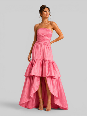 Vestido de Festa Longo Tomara que Caia Trançado