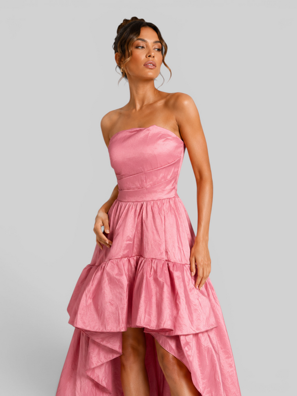 Vestido de Festa Longo Tomara que Caia Trançado