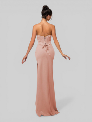 Vestido de Festa Longo Tomara que Caia com Fenda Sensation