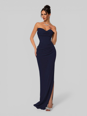 Vestido de Festa Longo Tomara que Caia com Fenda Sensation