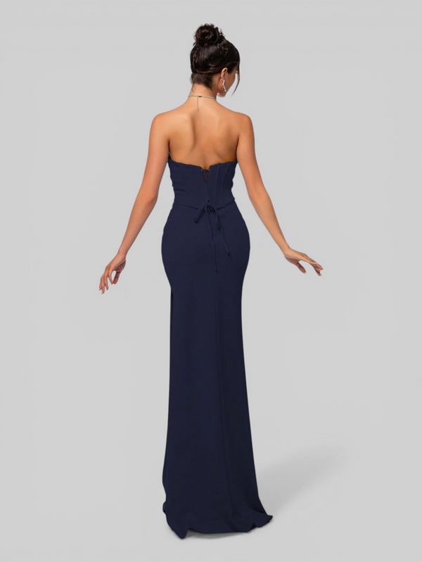Vestido de Festa Longo Tomara que Caia com Fenda Sensation