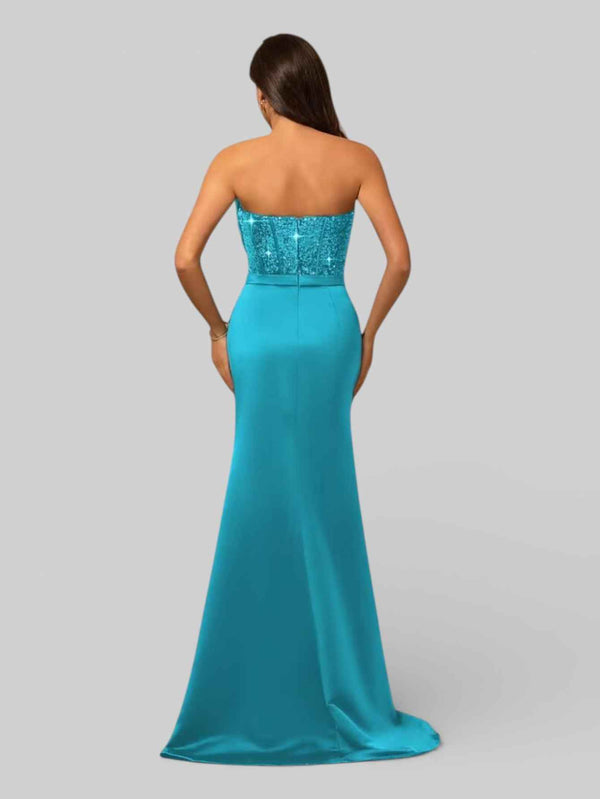 Vestido de Festa Longo Tomara que Caia com Paetê Seller