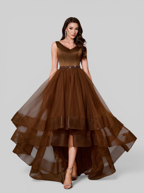 Vestido de Festa Longo Tule Premium Sophia