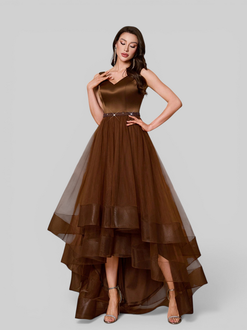 Vestido de Festa Longo Tule Premium Sophia