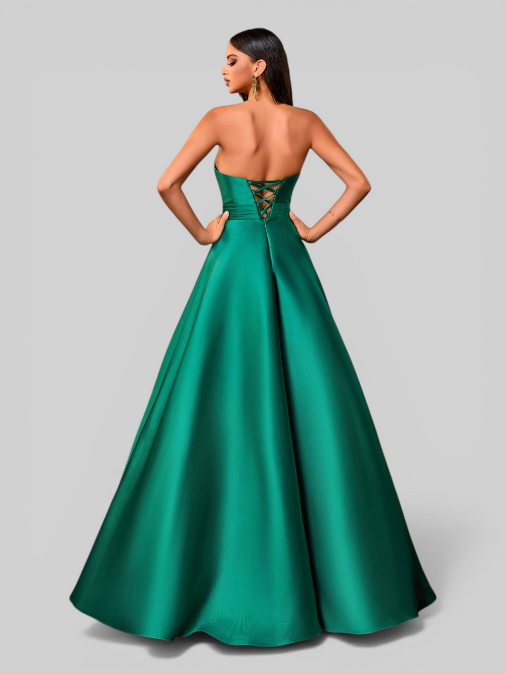 Vestido de Festa Longo Zibeline Eloa