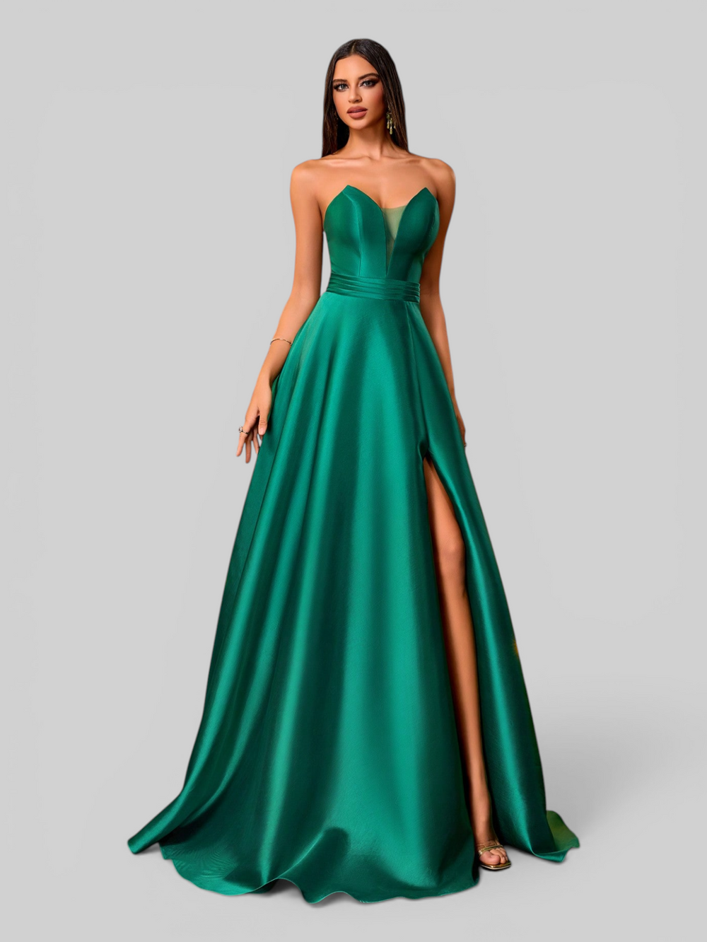 Vestido de Festa Longo Zibeline Eloa