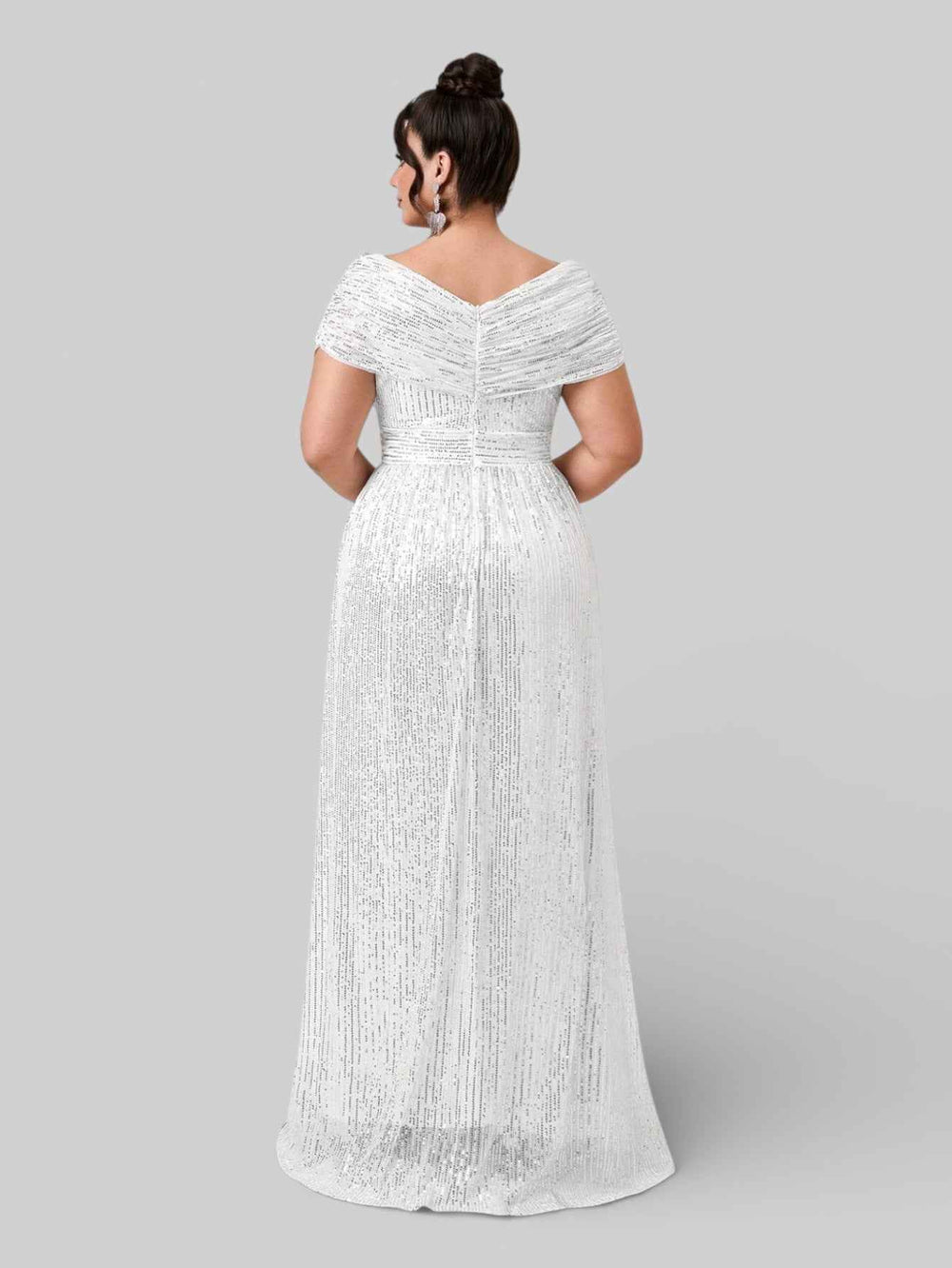 Vestido de Festa Longo de Luxo Paetê Prestige