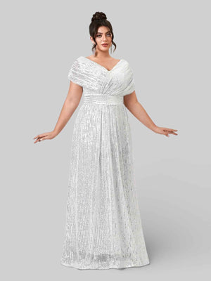 Vestido de Festa Longo de Luxo Paetê Prestige