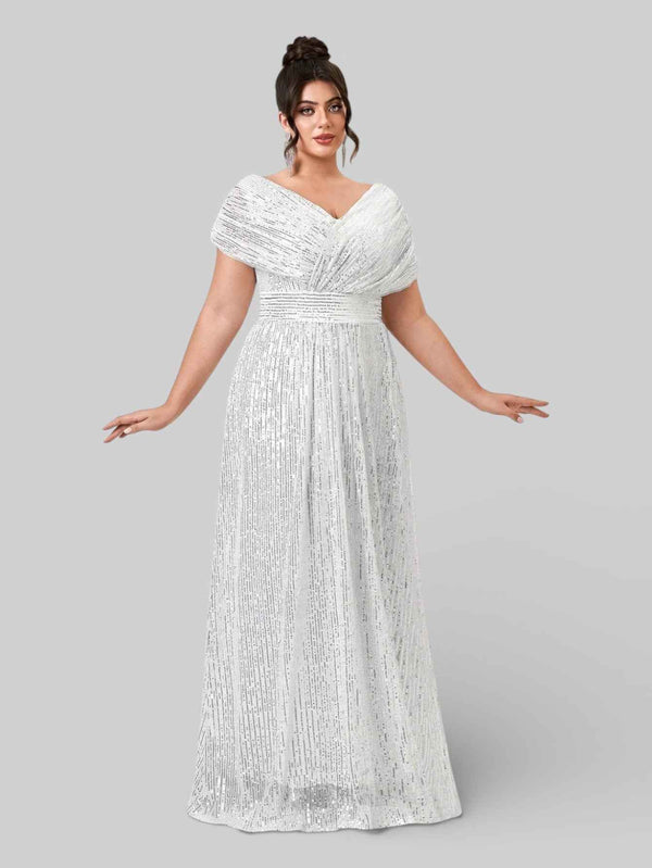 Vestido de Festa Longo de Luxo Paetê Prestige
