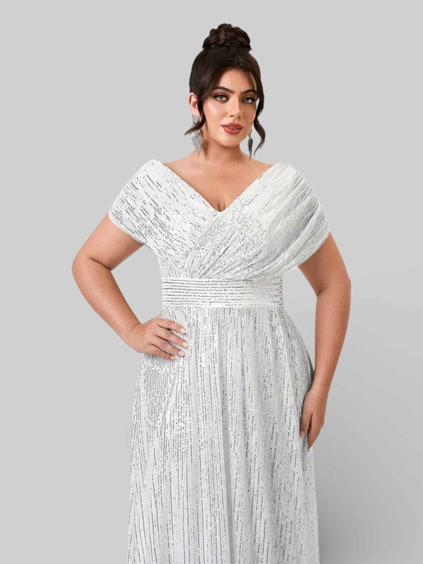 Vestido de Festa Longo de Luxo Paetê Prestige