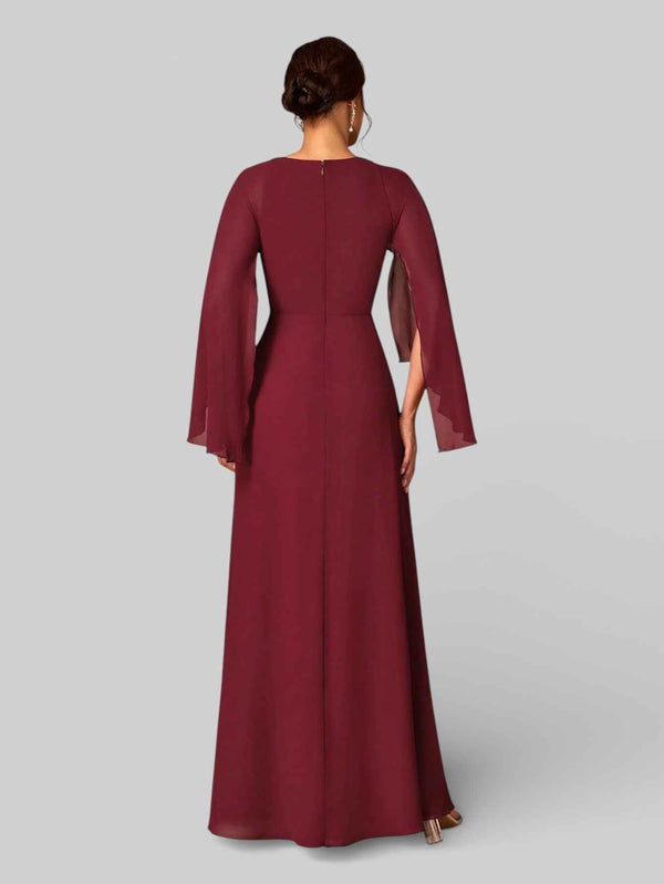 Vestido de Festa Mãe do Noiva com Apliques Forever
